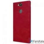 کیف چرمی نیلکین Nillkin Qin Leather Case Sony Xperia XA2