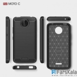 محافظ ژله ای موتورولا Carbon Fibre Case Motorola Moto C