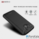 محافظ ژله ای موتورولا Carbon Fibre Case Motorola Moto C