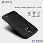 محافظ ژله ای موتورولا Carbon Fibre Case Motorola Moto E4