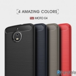 محافظ ژله ای موتورولا Carbon Fibre Case Motorola Moto E4