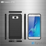 قاب محافظ ژله ای سامسونگ Carbon Fibre Case Samsung Galaxy J7 2016