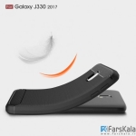قاب محافظ ژله ای سامسونگ Carbon Fibre Case Samsung Galaxy J3 2017