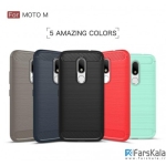 محافظ ژله ای موتورولا Carbon Fibre Case Motorola Moto M