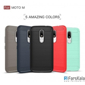 محافظ ژله ای موتورولا Carbon Fibre Case Motorola Moto M