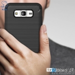 قاب محافظ ژله ای سامسونگ Carbon Fibre Case Samsung Galaxy J7