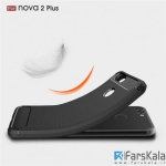 قاب محافظ ژله ای هوآوی Carbon Fibre Case Huawei Nova 2 Plus
