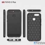 قاب محافظ ژله ای هوآوی Carbon Fibre Case Huawei Nova 2 Plus