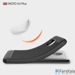 محافظ ژله ای موتورولا Carbon Fibre Case Motorola Moto E4 Plus