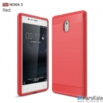 قاب محافظ ژله ای نوکیا Carbon Fibre Case Nokia 3