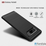 قاب محافظ ژله ای سامسونگ Carbon Fibre Case Samsung Galaxy Note 8
