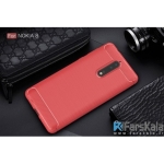 قاب محافظ ژله ای نوکیا Carbon Fibre Case Nokia 8