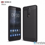 قاب محافظ ژله ای نوکیا Carbon Fibre Case Nokia 8