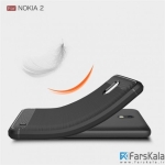 قاب محافظ ژله ای نوکیا Carbon Fibre Case Nokia 2