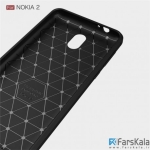 قاب محافظ ژله ای نوکیا Carbon Fibre Case Nokia 2