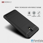 قاب محافظ ژله ای نوکیا Carbon Fibre Case Nokia 2