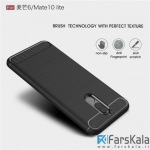 قاب محافظ ژله ای هوآوی Carbon Fibre Case Huawei Mate 10 Lite