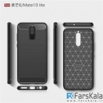 قاب محافظ ژله ای هوآوی Carbon Fibre Case Huawei Mate 10 Lite