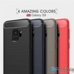 قاب محافظ ژله ای سامسونگ Carbon Fibre Case Samsung Galaxy S9
