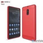 قاب محافظ ژله ای نوکیا Carbon Fibre Case Nokia 6