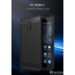 قاب محافظ ژله ای نوکیا Carbon Fibre Case Nokia 6