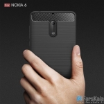 قاب محافظ ژله ای نوکیا Carbon Fibre Case Nokia 6