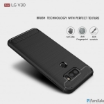 قاب محافظ ژله ای ال جی Carbon Fibre Case LG V30