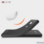 قاب محافظ ژله ای ال جی Carbon Fibre Case LG V30