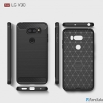 قاب محافظ ژله ای ال جی Carbon Fibre Case LG V30