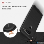 قاب محافظ ژله ای ال جی Carbon Fibre Case LG V30