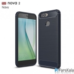 قاب محافظ ژله ای هوآوی Carbon Fibre Case Huawei Nova 2