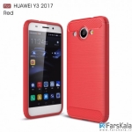 قاب محافظ ژله ای هوآوی Carbon Fibre Case Huawei Y3 2017