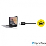 شارژر فندکی کنکس همراه کابل شارژ تایپ سی Kanex USB-C Car Charger 1.2m