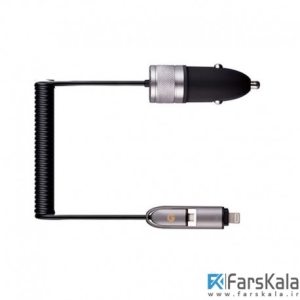 شارژر فندکی سریع انرژیا Energea Lumina Drive 2.4 Car Charger