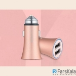 شارژر فندکی فست Totu Design Dual Port Car Charger CC06