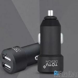 شارژر فندکی سریع  Totu Design Dual Port Car Charger CC02