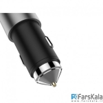 شارژر فندکی و هدست بلوتوث راک Rock Hammer Car Charger & Bluetooth Earphone