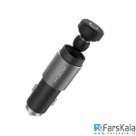شارژر فندکی و هدست بلوتوث راک Rock Hammer Car Charger & Bluetooth Earphone