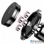 پایه نگهدارنده آهن ربایی بیسوس Baseus Gyro Magnet Air Vent Car Mount