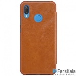 کیف چرمی نیلکین Nillkin Qin Leather Case Huawei P20 Lite