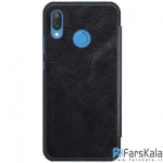 کیف چرمی نیلکین Nillkin Qin Leather Case Huawei P20 Lite