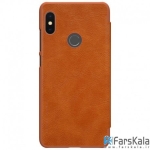 کیف چرمی نیلکین Nillkin Qin Leather Case Xiaomi Redmi Note 5 Pro