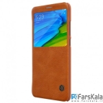 کیف چرمی نیلکین Nillkin Qin Leather Case Xiaomi Redmi Note 5 Pro