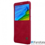 کیف چرمی نیلکین Nillkin Qin Leather Case Xiaomi Redmi Note 5 Pro