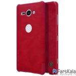 کیف چرمی نیلکین Nillkin Qin Leather Case Sony Xperia XZ2 Compact