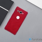 کیف چرمی نیلکین Nillkin Qin Leather Case Sony Xperia XZ2 Compact