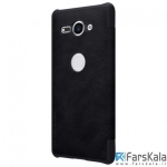 کیف چرمی نیلکین Nillkin Qin Leather Case Sony Xperia XZ2 Compact