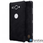 کیف چرمی نیلکین Nillkin Qin Leather Case Sony Xperia XZ2 Compact