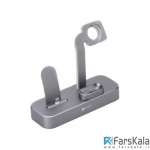 پایه شارژ اپل واچ و آیفون و ایرپاد Coteetci 3 in 1 Charger Stand