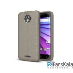 قاب ژله ای طرح چرم Auto Focus Jelly Case Motorola Moto C